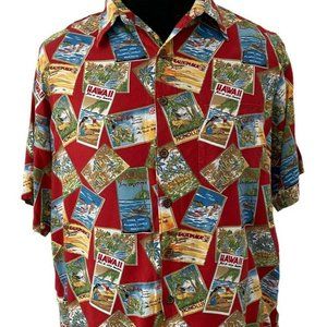 Aloha Christmas Shirt M Reyn Spooner Hawaiian Mele Kalikimaka 1994 Ltd Aloha